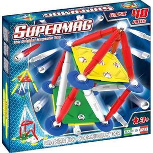 SUPERMAG CLASSIC PRIMARY - SET CONSTRUCTIE 48 PIESE imagine