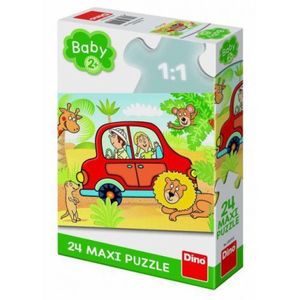 Puzzle de podea - safari (24 piese) imagine