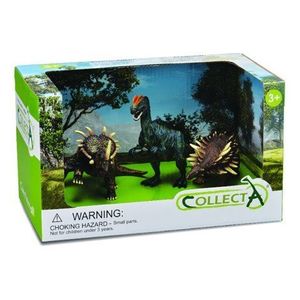 Set 3 figurine Dinozauri pictate manual Collecta imagine