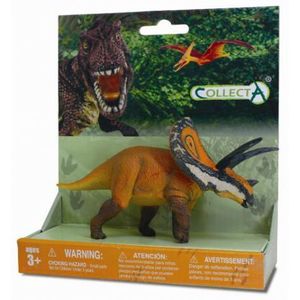 Figurina pe platforma dinozaur Torosaurus pictata manual XSPP Collecta imagine