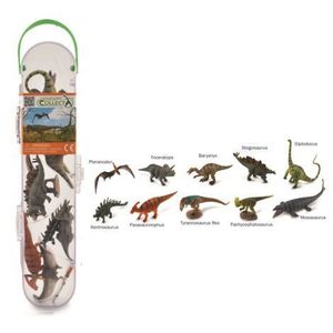 Cutie cu 10 minifigurine Dinozauri set 1 imagine