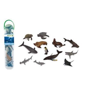 Cutie cu 12 minifigurine Animale marine Set 1 imagine