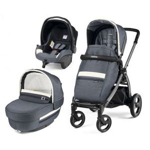 Carucior 3 In 1, Peg Perego, Book Plus S, Titania, Luxe Mirage imagine