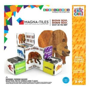 Ursule brun, tu ce vezi?, Eric Carle, Magna-Tiles Structures imagine