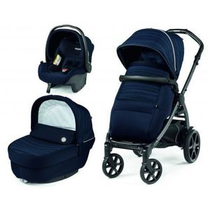 Carucior 3 in 1 Peg Perego Book, Primoviaggio SL, 0 - 22 kg, Eclipse, Bleumarin imagine