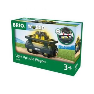 Vagon luminos cu aur 33896 Brio imagine