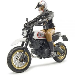 BRUDER - MOTOCICLETA SCRAMBLER DUCATI DESERT CU SOFER imagine