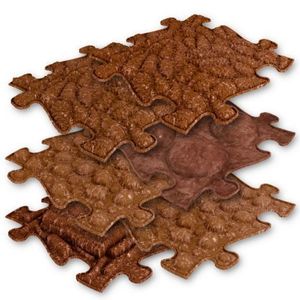 Covoras ortopedic senzorial puzzle Set ECO Muffik imagine