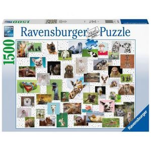 PUZZLE COLAJ CU ANIMALE, 1500 PIESE imagine