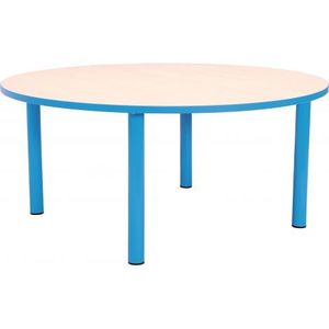 Masa rotunda Bambino 52 cm cu cant bleu imagine