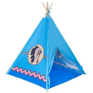 Cort pentru copii PlayTo Teepee Indian Albastru mic imagine