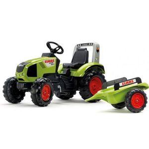 Tractor Claas cu pedale si remorca, Falk, 1011AB imagine