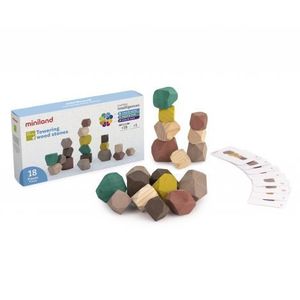 Joc educativ pentru dezvoltarea motricitatii Wood Stones imagine