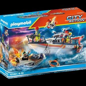 Ambarcatiune de salvare cu personal 70140 Playmobil imagine