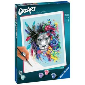 Creart - pictura leu colorat 20130 Ravensburger imagine