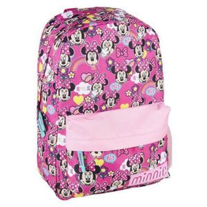 Rucsac Cerda Minnie Mouse cu buzunar frontal, 28x38x12 cm imagine