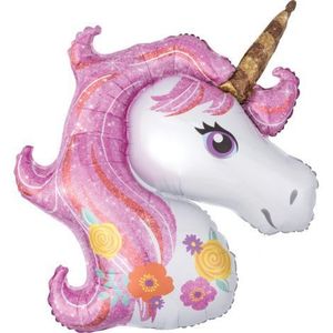 Balon folie supershape unicorn 80 cm imagine