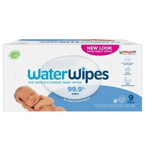 Servetele umede Biodegradabile Water Wipes, 9 pachete x 60 buc, 540 buc imagine