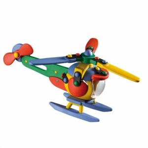 Jucarie de construit mic-o-mic 3D Elicopter 089.006, 17.7 cm imagine