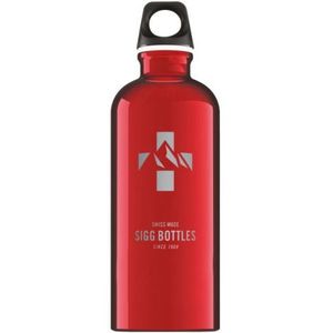 Bidon din aluminiu Mountain Red, 0.6l imagine