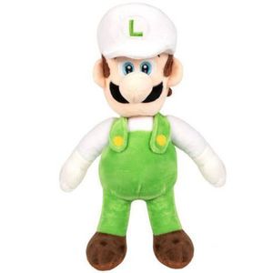 Jucarie din plus Luigi Fire (sapca alba), Super Mario, 38 cm imagine