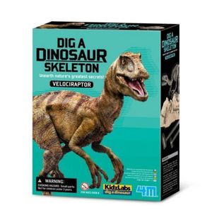 Set educativ Sapa si descopera Dinozauri - Velociraptor imagine