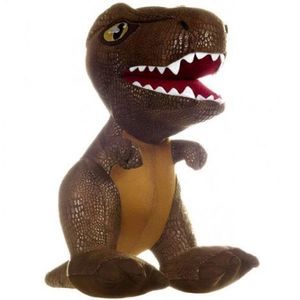 Jucarie din material textil T-Rex, Jurassic World, 25 cm imagine