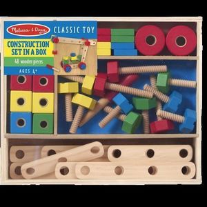 Set de construit cu suruburi, din lemn, Melissa&Doug 5151 imagine