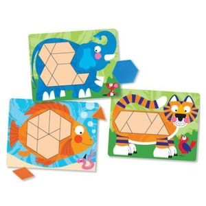 Set de sabloane cu animale Melissa and Doug imagine