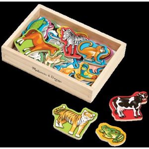 Animale de lemn cu magneti Melissa and Doug 0475 imagine