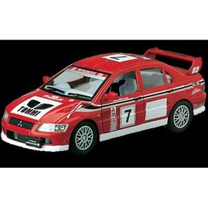 Masinuta die cast de curse, scara 1: 36, 12.5 cm, Mitsubishi Lancer Evolution imagine