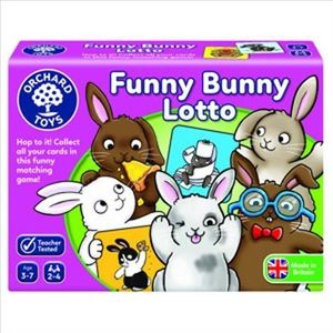 Joc educativ Iepurasul Amuzant FUNNY BUNNY LOTTO imagine