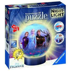 PUZZLE 3D LUMINOS FROZEN II, 72 PCS imagine