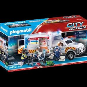 Playmobil - Ambulanta Cu Lumini Si Sunete imagine