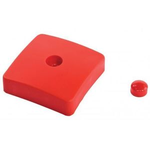 Capac de plastic pentru capete de grinzi 90x90 mm - rosu KBT imagine