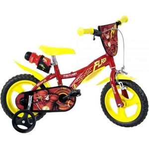 Bicicleta copii 3-5 ani, 12 inch, Flash, Dino Bikes DB612LFH imagine