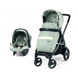 Carucior 2 in 1 Peg Perego, Book 51 S Titania, Luxe Pure (sasiu + hamac + scaun auto), 0 - 22 kg imagine