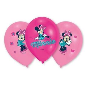 Baloane latex minnie 6 buc 28 cm imagine