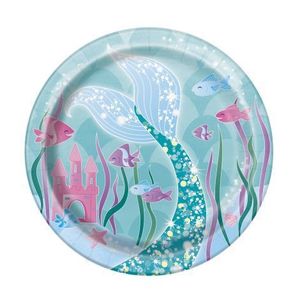 Farfurii petrecere sirena 17 cm imagine