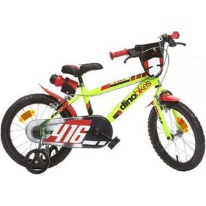 Bicicleta copii Dino Bikes 16' 416 galben imagine