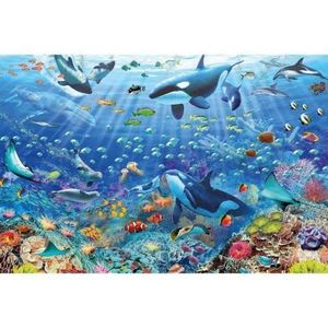 Puzzle Lumea Subacvatica Colorata, 3000 Piese imagine