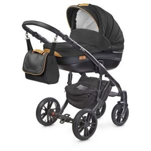 Carucior Camini FRONTERA 2 in 1 Negru imagine