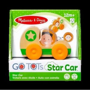 Masinuta din lemn Green Star colectia GO TOTs imagine