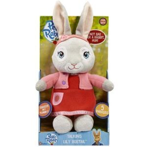 Jucarie din plus cu sunete Lily Bobtail, Peter Rabbit, 25 cm imagine