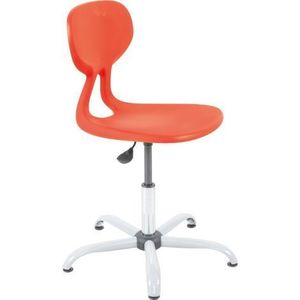 Scaun ergonomic Colores rotativ, fix, rosu imagine