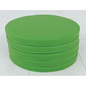 Set 5 perne Relax rotunde diam 35 cm verde inchis imagine