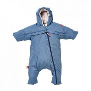 Combinezon Red Castle T-zip 0-6 luni Bleu China imagine