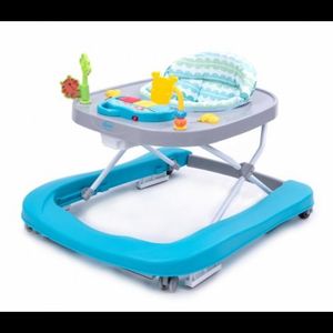 Premergator impingator 4Baby WALK'N PUSH 2 in 1 Turcoaz imagine