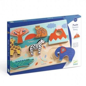 PUZZLE IN CUTIE ANIMALE, 12 PIESE imagine