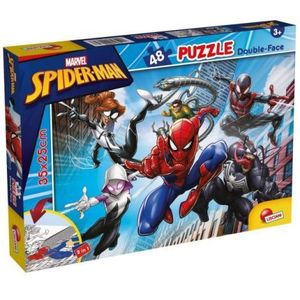 Puzzle de colorat - spiderman (48 de piese) imagine